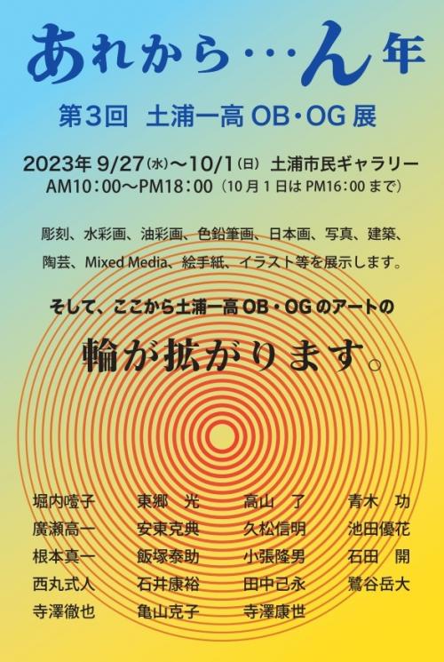 あれから…ん年　第3回　土浦一高OB・OG展の写真