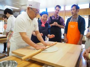 かすみがうらマラソン2019蕎麦打ち