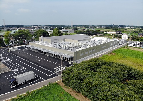 土浦市立学校給食センター上空配送側