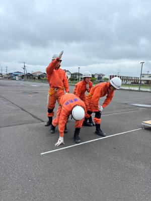 障害突破訓練 スタート前