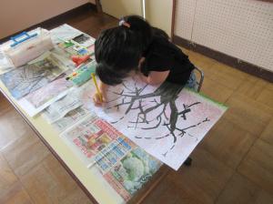 新治絵画教室仕上げの作品