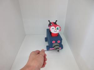 新治もぐりんカート引っ張る