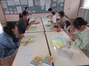 新治キャンディバック話し合いながら作成