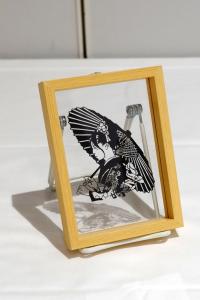 『紅い和傘』岡野 一夫