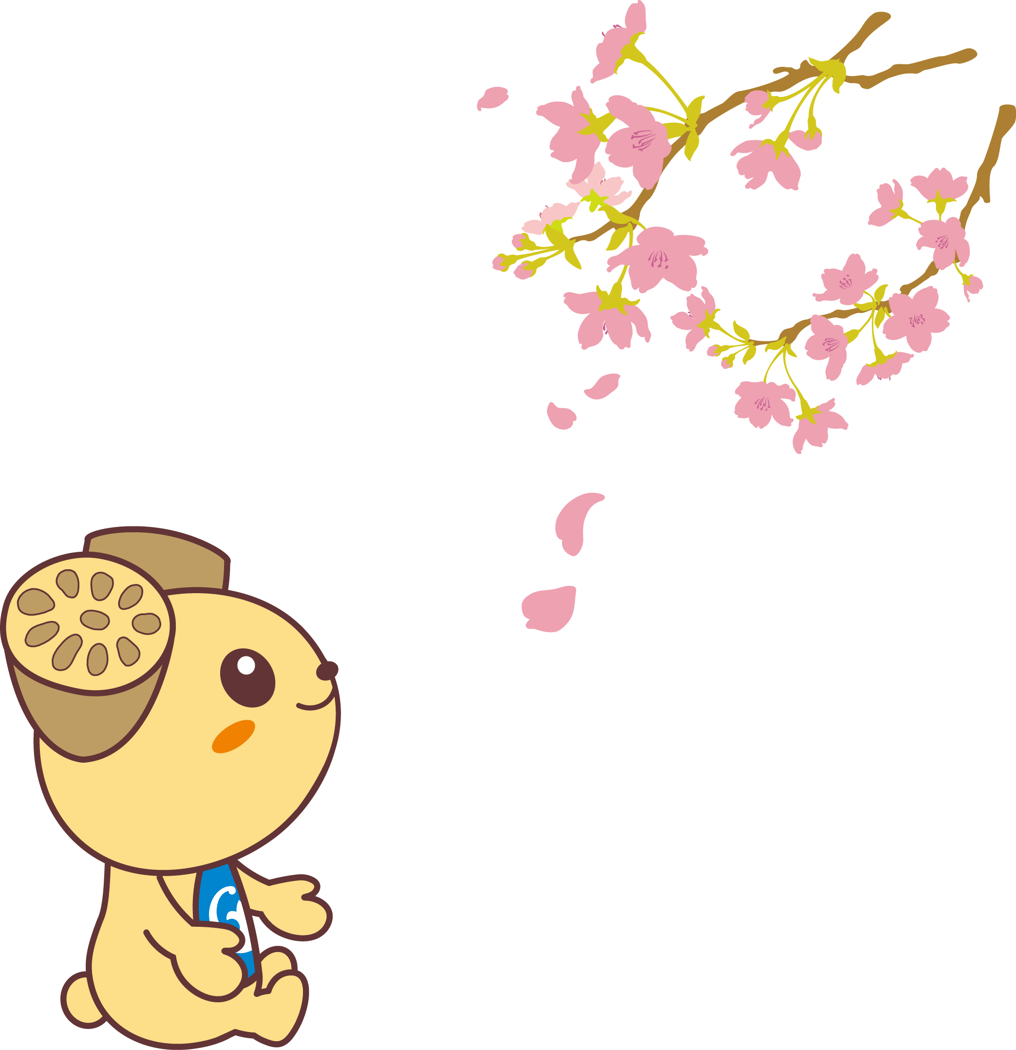 つちまる(4月 桜)