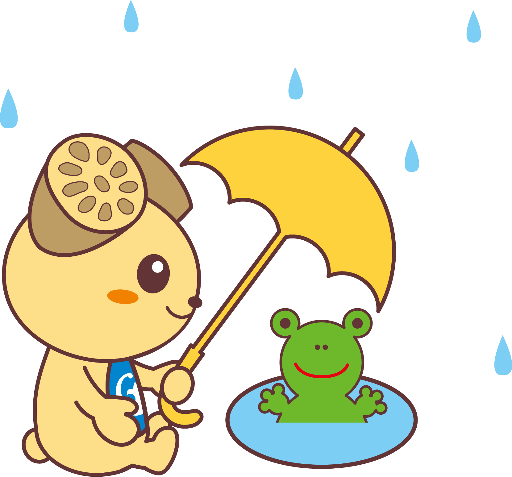 つちまる(6月 梅雨)