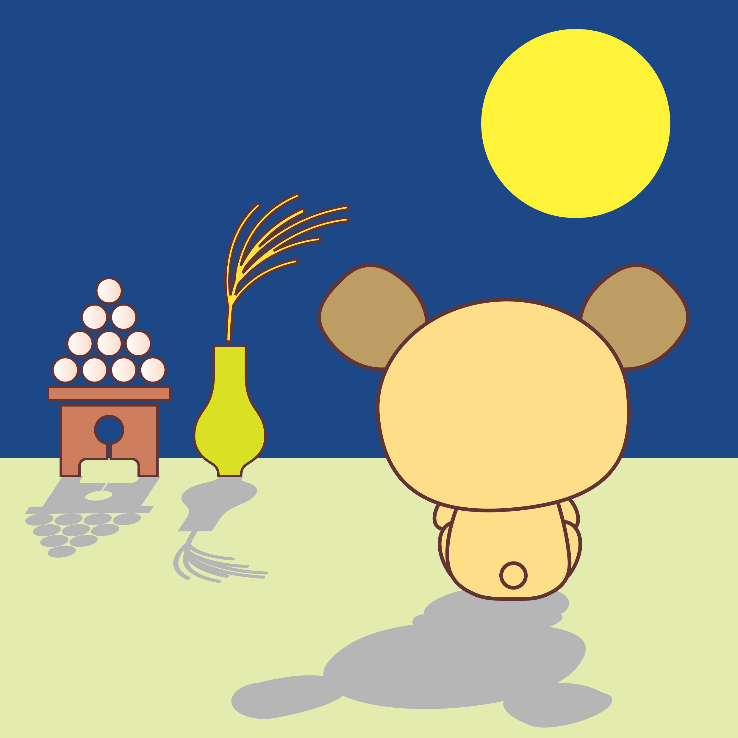 つちまる(9月 お月見)