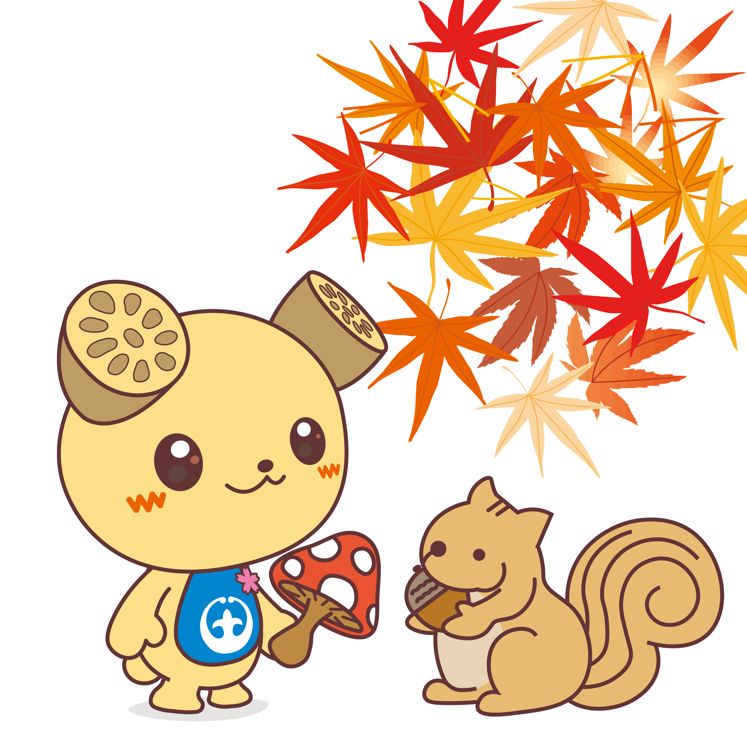 つちまる(11月 もみじ)