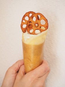 Try&times;3れんこんクレープ