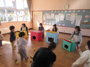 豆まき会豆まき