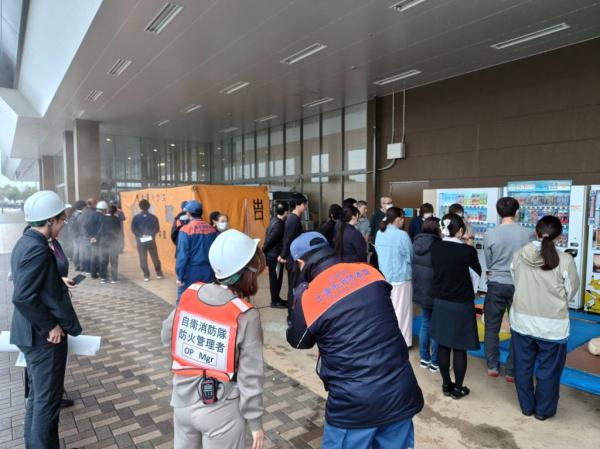 イオンモール土浦訓練の様子1