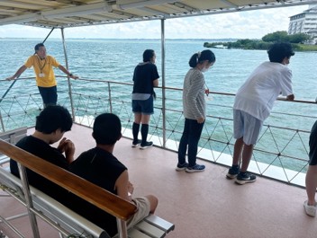 令和6年度中学生水環境研修会（湖上体験）