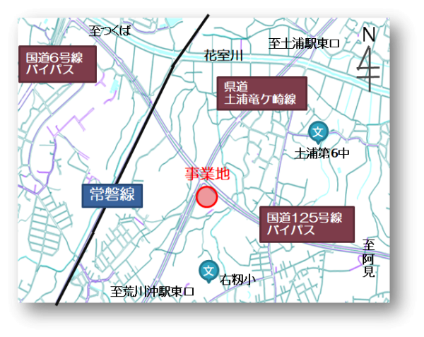 新庁舎地図