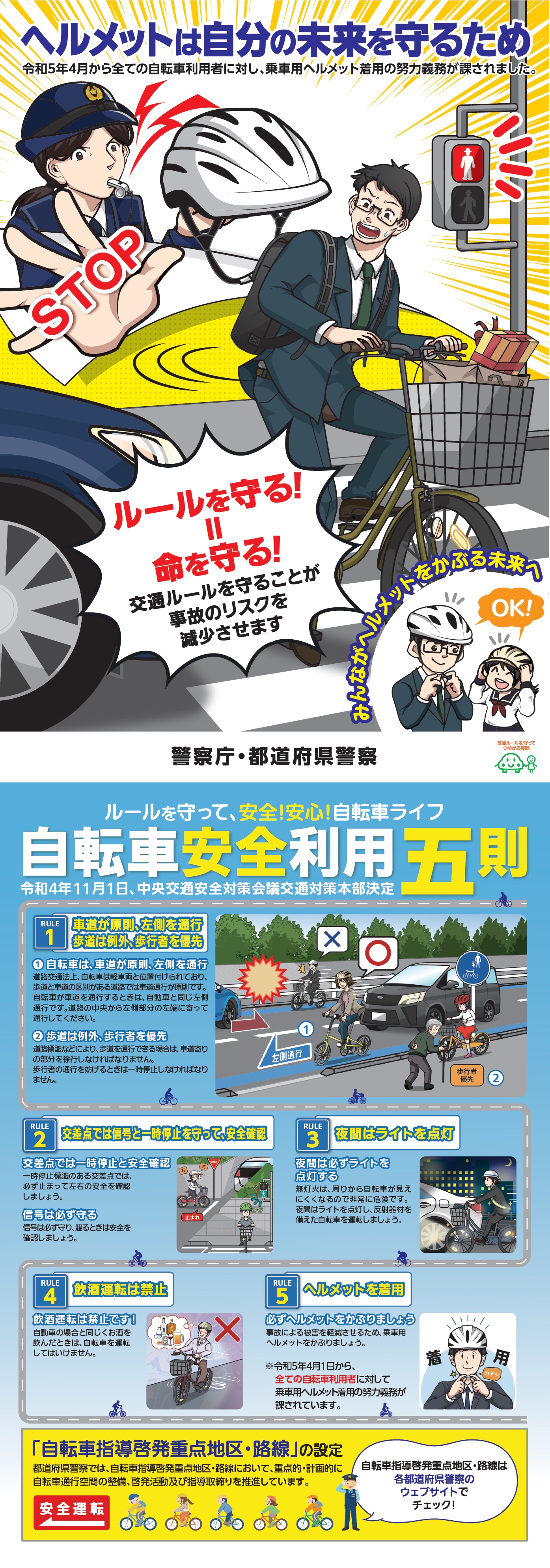 着用啓発チラシ