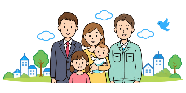 子育てを応援する人々