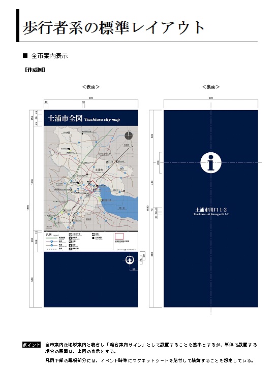 土浦市公共サインデザインマニュアル
