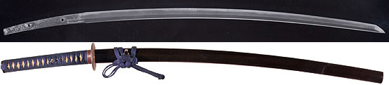 重要文化財-太刀「信房（のぶふさ）作」　鎌倉時代初期