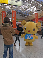 上野駅での観光ＰＲ