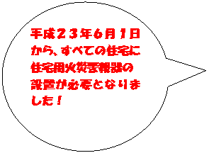 住警器吹き出し